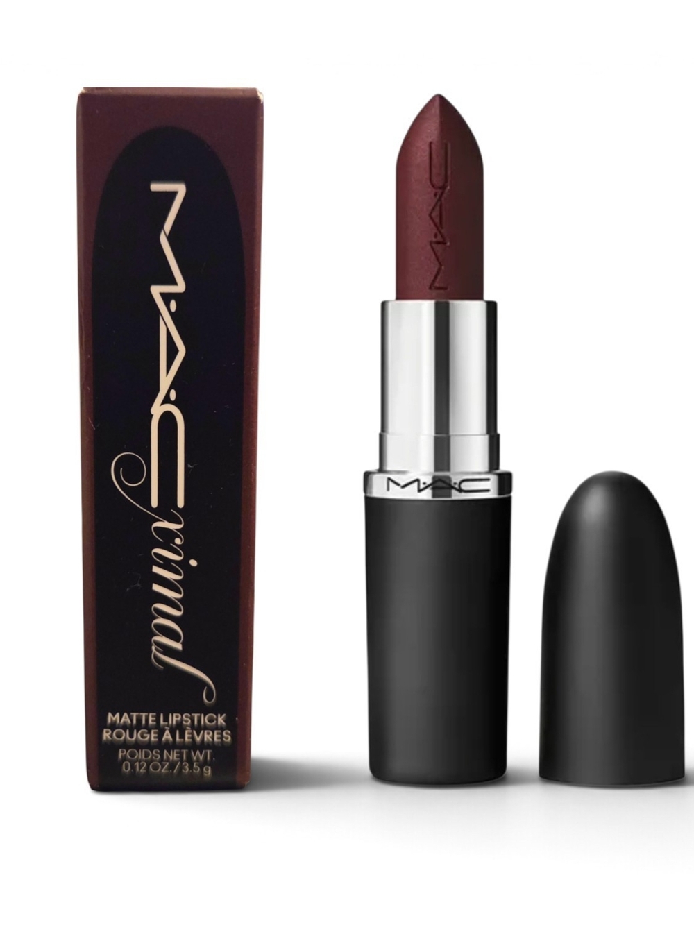 MACximal Silky Matte Lipstick "Sin" 693 - Full Size NIB